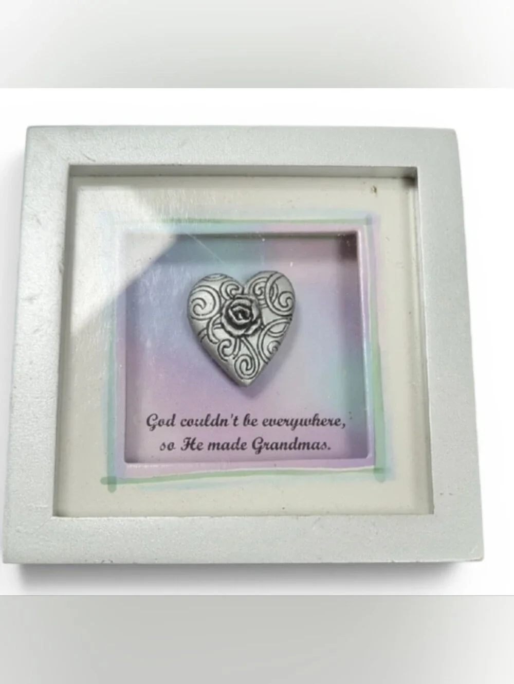 GANZ Silver Heart Grandma Frame